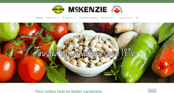 Desktop Screenshot of mckenzieseeds.com